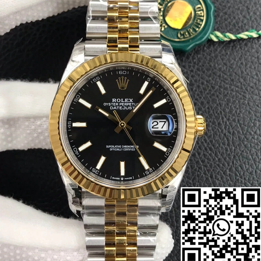 Black M126333-0014 Dial Rolex Datejust Factory VS 1027